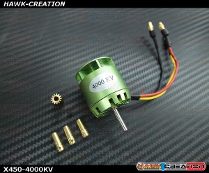 Brushless Motor -X450-4000KV (For OXY3)